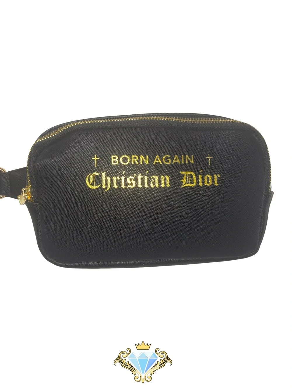 Los Angeles Trading Co. Born Again Christian Dior Parody Belt Bag Black
